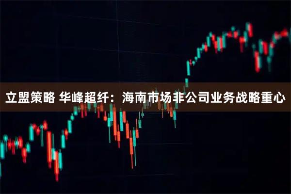 立盟策略 华峰超纤：海南市场非公司业务战略重心