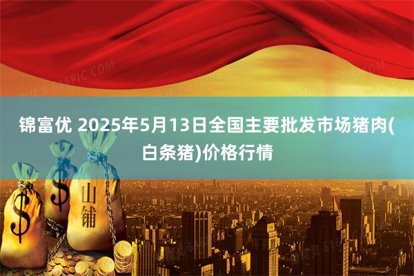 锦富优 2025年5月13日全国主要批发市场猪肉(白条猪)价格行情