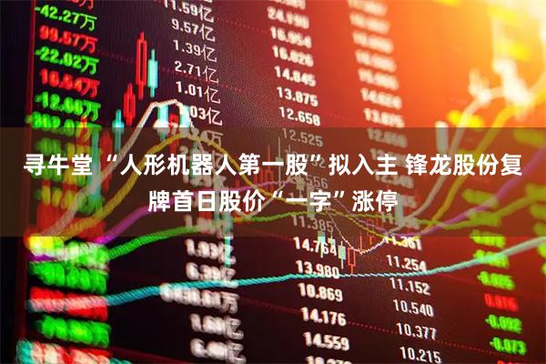 寻牛堂 “人形机器人第一股”拟入主 锋龙股份复牌首日股价“一字”涨停