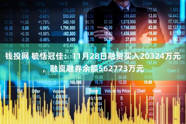 钱投网 毓恬冠佳：11月28日融资买入20324万元，融资融券余额562773万元